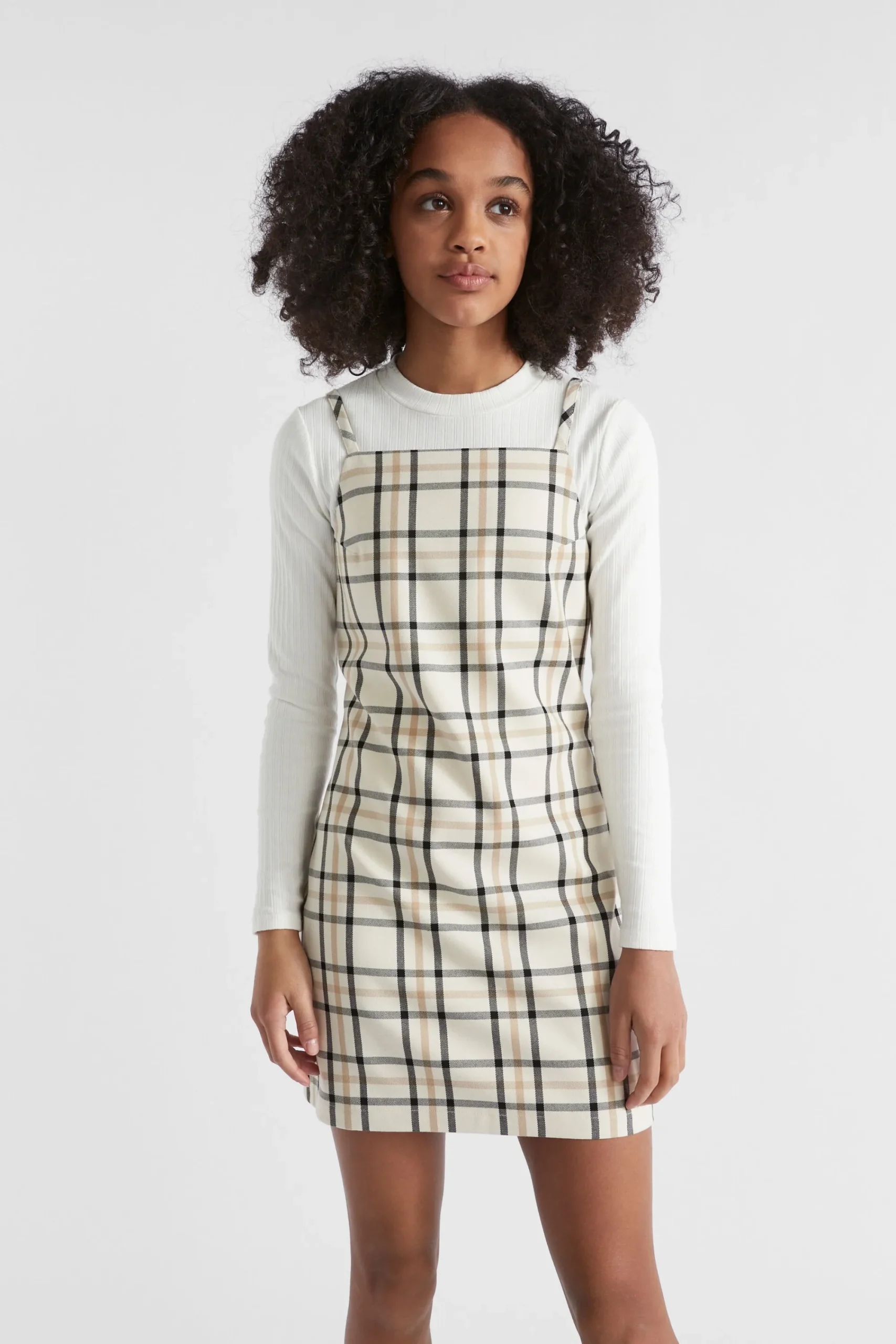 Teen Girl Seed Heritage Dresses-Check Dress