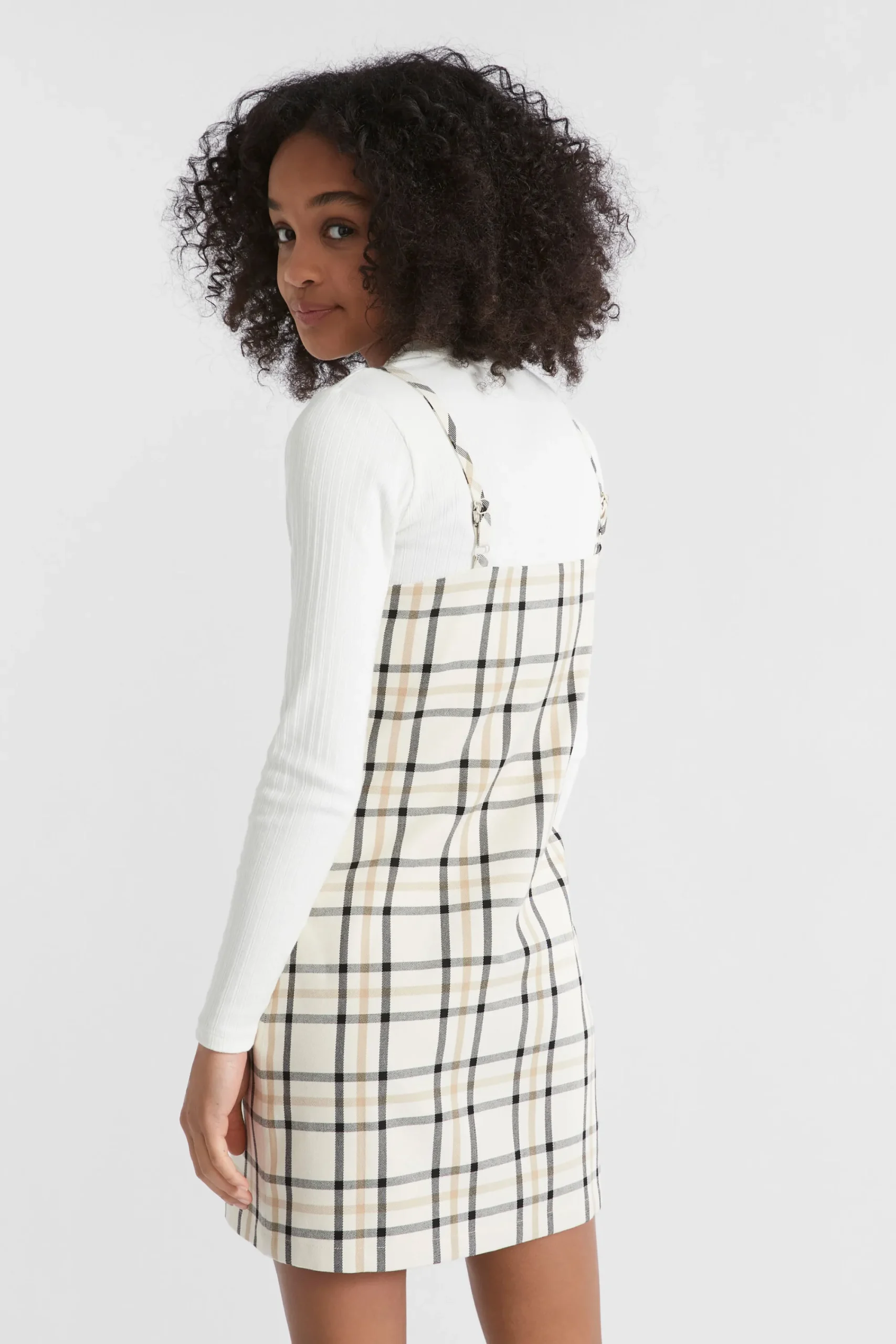 Teen Girl Seed Heritage Dresses-Check Dress