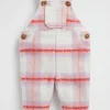 Baby Girl Seed Heritage Playsuits & Overalls-Check Overall