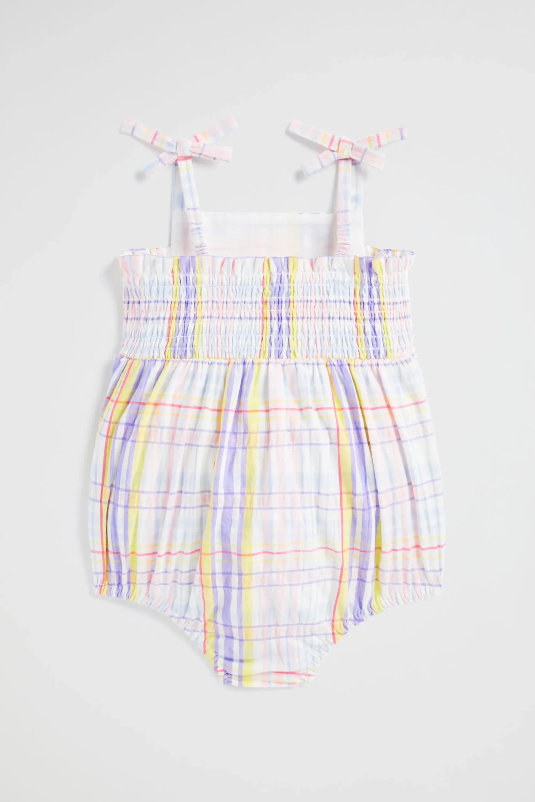 Baby Girl Seed Heritage Playsuits & Overalls-Check Romper