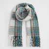 Woman Seed Heritage Scarves & Kaftans-Check Scarf