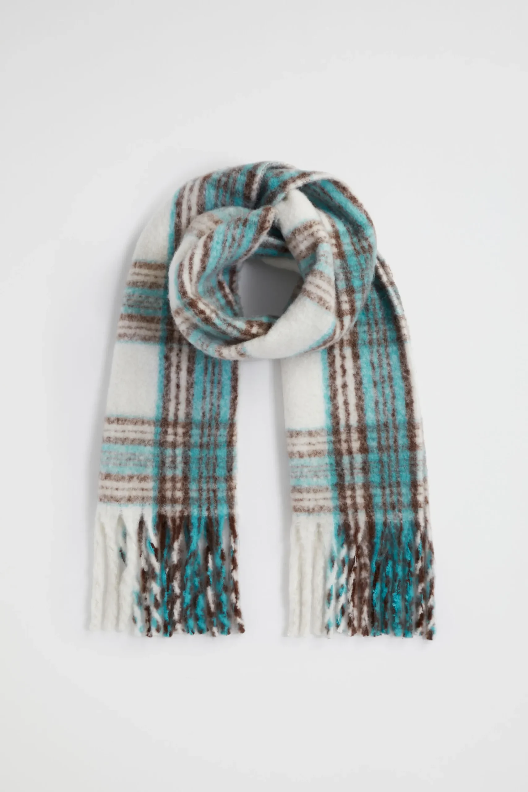 Woman Seed Heritage Scarves & Kaftans-Check Scarf