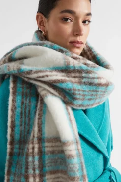 Woman Seed Heritage Scarves & Kaftans-Check Scarf