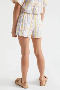Girl Seed Heritage Shorts-Check Short