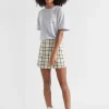 Teen Girl Seed Heritage Skirts-Check Skort