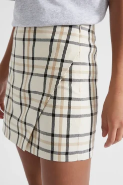 Teen Girl Seed Heritage Skirts-Check Skort