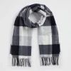 Woman Seed Heritage Scarves & Kaftans-Check Tassel Scarf