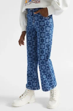 Girl Seed Heritage Denim & Jeans-Checked Jean