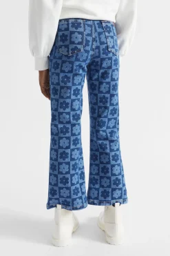 Girl Seed Heritage Denim & Jeans-Checked Jean