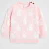 Baby Girl Seed Heritage T-Shirts & Tops-Chenille Bunny Sweat