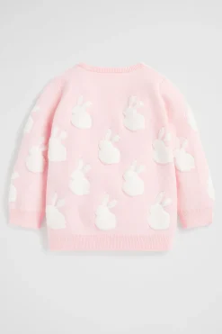 Baby Girl Seed Heritage T-Shirts & Tops-Chenille Bunny Sweat
