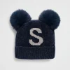 Baby Boy Seed Heritage Beanies-Chenille Initial Beanie
