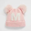 Baby Girl Seed Heritage Beanies-Chenille Initial Beanie