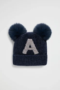 Baby Boy Seed Heritage Beanies-Chenille Initil Benie