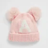 Baby Girl Seed Heritage Beanies-Chenille Initil Benie