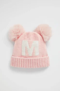 Baby Girl Seed Heritage Beanies-Chenille Initial Beanie