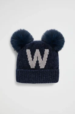 Baby Boy Seed Heritage Beanies-Chenille Initial Beanie