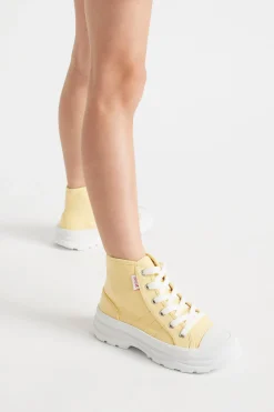 Girl Seed Heritage Boots-Chunky Sole Canvas High-Top