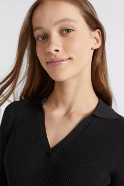 Teen Girl Seed Heritage Knitwear & Sweaters-Collar Rib Knit