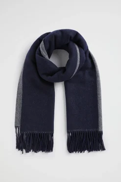 Woman Seed Heritage Scarves & Kaftans-Colour Block Scarf