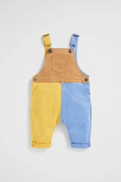 Baby Boy Seed Heritage Pants-Colourblock Overall