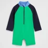 Baby Boy Seed Heritage Swimwear-Colourblock Rashsuit