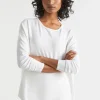 Woman Seed Heritage T-Shirts & Tops-Core Asymmetrical Top
