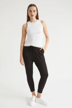 Woman Seed Heritage Pants-Core Cotton Jersey Trackpant