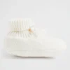Newborn Seed Heritage Booties-Core Knitted Booties