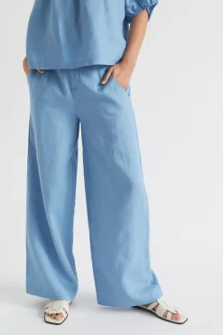 Woman Seed Heritage Pants-Core Linen Waisted Pant