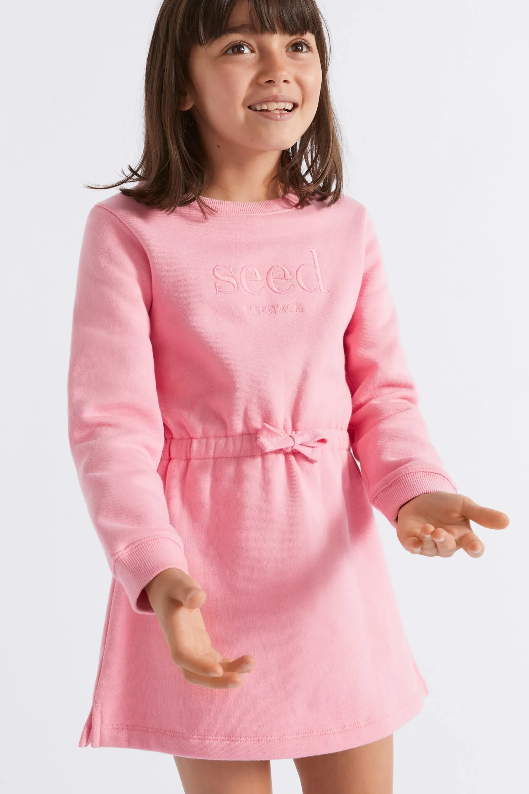Girl Seed Heritage Dresses-Core Logo Dress