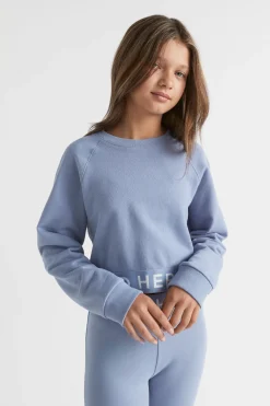 Teen Girl Seed Heritage Knitwear & Sweaters-Core Logo Hem Sweat
