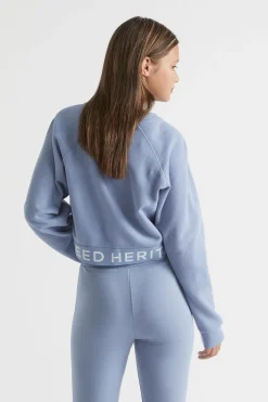 Teen Girl Seed Heritage Knitwear & Sweaters-Core Logo Hem Sweat