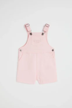 Baby Girl Seed Heritage Playsuits & Overalls-Core Logo Overall