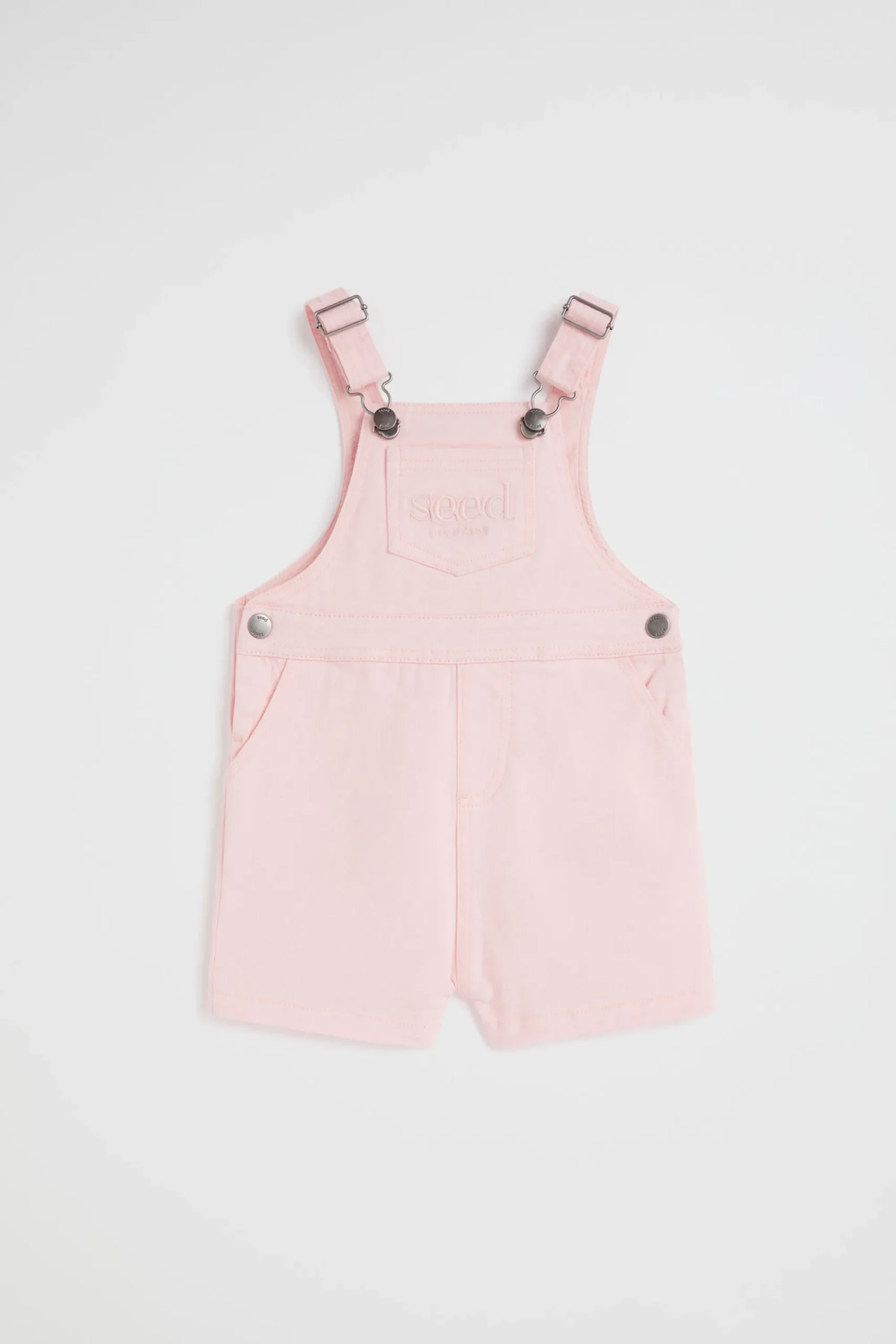 Baby Girl Seed Heritage Playsuits & Overalls-Core Logo Overall