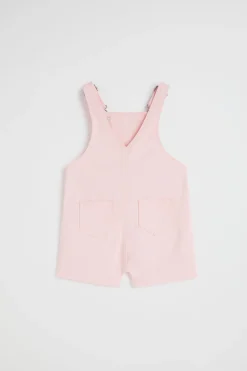 Baby Girl Seed Heritage Playsuits & Overalls-Core Logo Overall