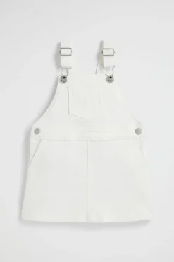 Baby Girl Seed Heritage Playsuits & Overalls-Core Logo Pinafore