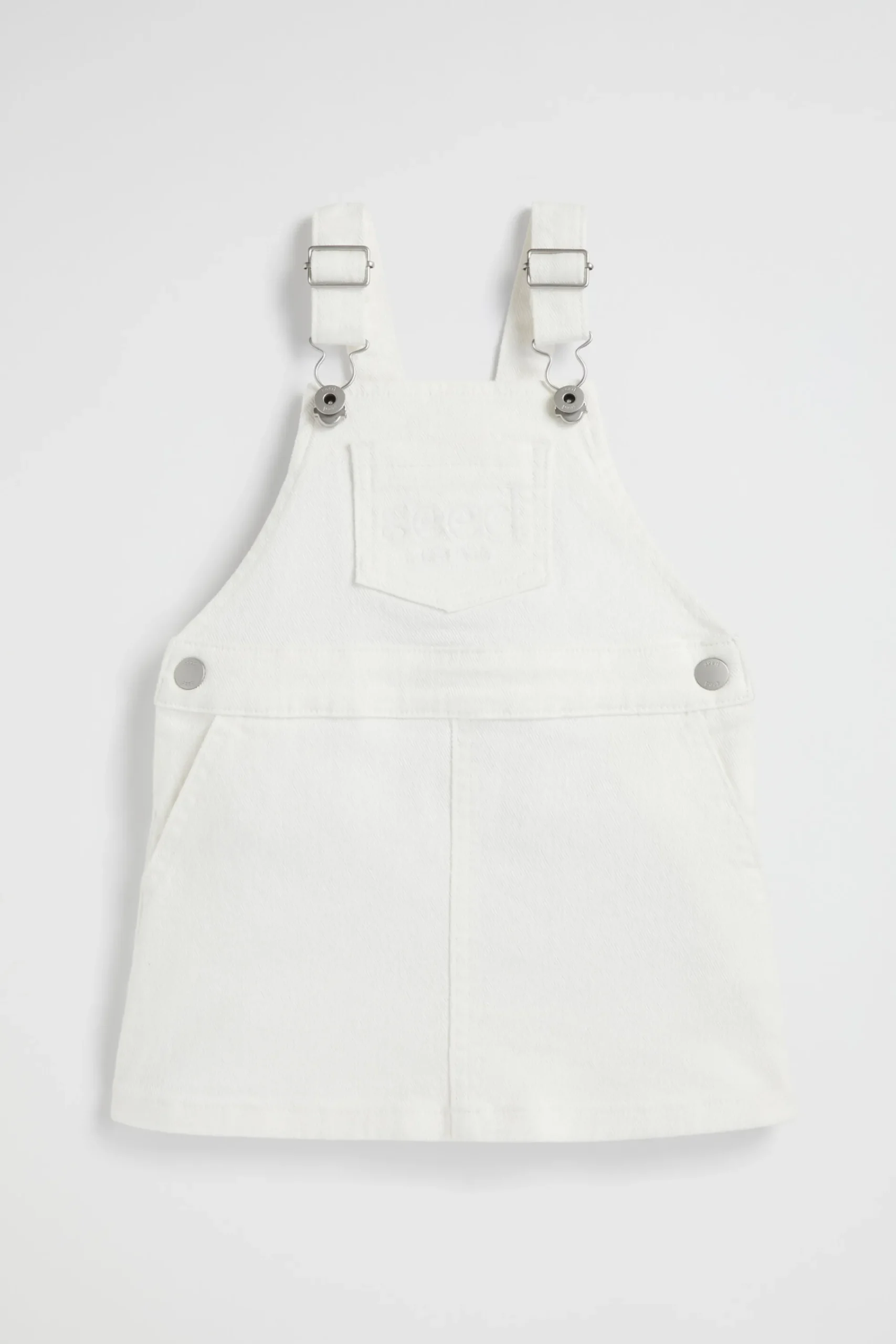 Baby Girl Seed Heritage Playsuits & Overalls-Core Logo Pinafore