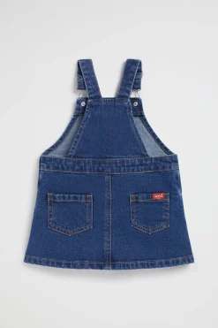 Baby Girl Seed Heritage Playsuits & Overalls-Core Logo Pinafore