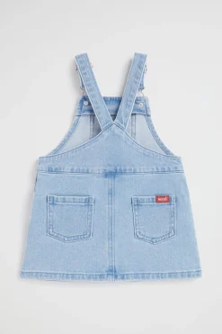 Baby Girl Seed Heritage Denim & Jeans-Core Logo Pinafore