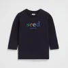 Baby Boy Seed Heritage T-Shirts & Tops-Core Logo Rugby Tee