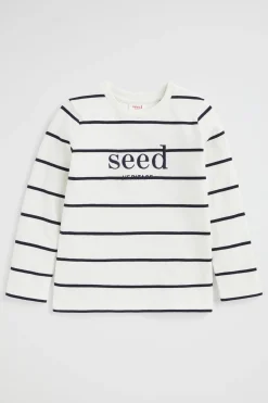 Boy Seed Heritage T-Shirts & Tops-Core Logo Rugby Tee