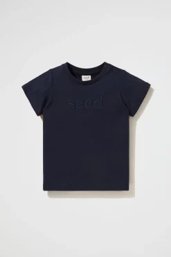 Baby Boy Seed Heritage T-Shirts & Tops-Core Logo Tee