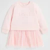 Baby Girl Seed Heritage Dresses-Core Logo Tutu Dress