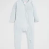 Newborn Seed Heritage Jumpsuits & Overalls-Core Logo Zipsuit