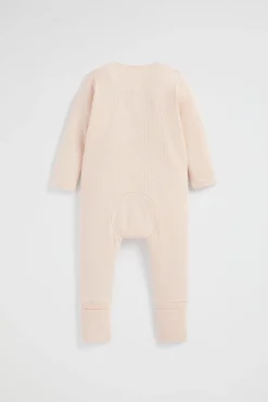 Newborn Seed Heritage Jumpsuits & Overalls-Core Logo Zipsuit