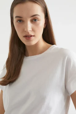 Woman Seed Heritage T-Shirts & Tops-Core Longline Tee
