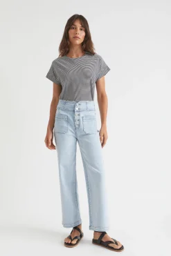 Woman Seed Heritage T-Shirts & Tops-Core Longline Tee