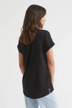 Woman Seed Heritage T-Shirts & Tops-Core Longline Tee