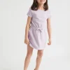 Girl Seed Heritage Dresses-Core Pique Logo Dress